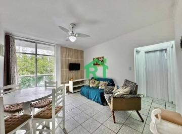 Sala · Apartamento Vista para o Mar, com 2 dormitórios à venda, 55 m² por R$ 370.000 - Pitangueiras - Guaru