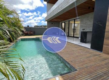 Casa · 432m² · 4 Quartos · 4 Vagas · Belíssima casa dúplex com 4 suítes no Alphaville Ceará!
