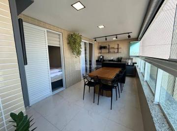 Apartamento · 125m² · 3 Quartos · 2 Vagas · FORTE, FINO ACABAMENTO, 3 dorm, 2 suítes, sacada gourmet, planejados, 2 vagas