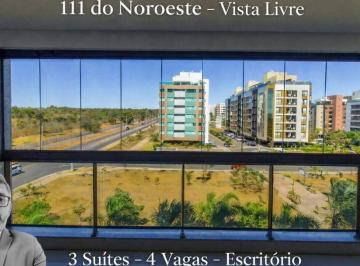 Apartamento · 183m² · 3 Quartos · 4 Vagas · Noroeste: 3 Suítes, 4 Vagas e Vista Permanente para o Parque (61) 9 8181.3937