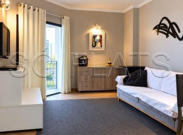 Apartamento · 47m² · 1 Quarto · 1 Vaga · Flat Summit Suites Santos, disponível para venda com 47m², 1 dormitório e 1 vaga
