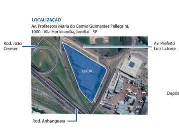 Foto 01 · Galpão Industrial para Locação na Casa Branca, Jundiaí-SP: 4 Salas, 8 Banheiros, 20 Vagas e 8.101,30