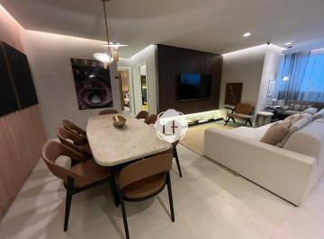 Sala Jantar e Sala de Estar · Bothanic Residence Fortaleza - Guararapes - Novo, Luxuoso e Muita Biofilia - Projeto Unico E realmen