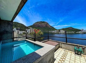 Apartamento · 364m² · 4 Quartos · 2 Vagas · Cobertura luxuosa à venda na Lagoa: 364m², 4 quartos