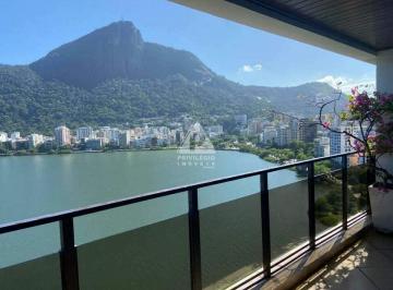 Apartamento · 280m² · 4 Quartos · 3 Vagas · Espetacular Cobertura Duplex | Vista Panorâmica para a Lagoa e Cristo | 4 Quartos (2 Suítes) | 3 Vag