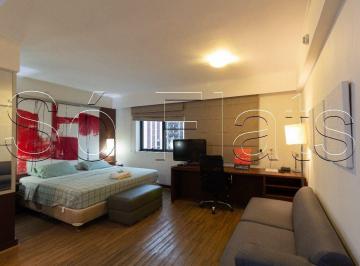 Apartamento · 30m² · 1 Quarto · 1 Vaga · Flat em Indianópolis, São Paulo/SP de 30m² 1 quartos para locação R$ 3.500,00/mes
