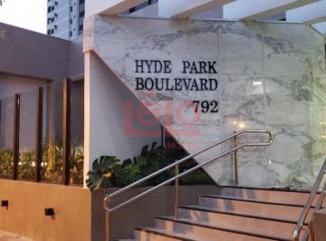Apartamento · 137m² · 3 Quartos · 2 Vagas · Apartamento de Alto Padrão no Hyde Park Boulevard – 3 Dormitórios, Vista para a Catedral, 137m² de Á
