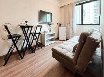 Apartamento · 32m² · 1 Quarto · 1 Vaga · Studio no Meliá Ibirapuera, padrão hotel, a passos do Shopping Ibirapuera, Moema