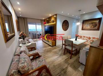 Apartamento · 82m² · 3 Quartos · 2 Vagas · Lindo Apartamento à Venda no Gopouva com 82m² , 2 vagas e lazer completo.