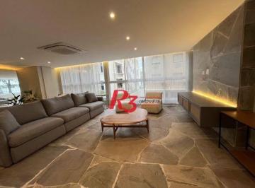 541ab74b386df72e7e910bd0b5f5d7529fc29b5b · Apartamento com 3 dormitórios à venda, 270 m² por R$ 2.950.000,00 - Gonzaga - Santos/SP