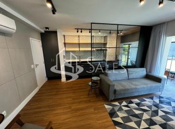 Foto 01 · Apartamento para locação em São Paulo-SP, Chácara Santo Antônio: 1 quarto, 1 sala, 1 banheiro, 2 vag
