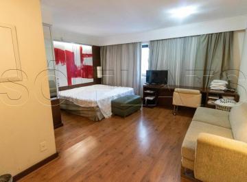Apartamento · 30m² · 1 Quarto · 1 Vaga · Flat em Indianópolis, São Paulo/SP de 30m² 1 quartos para locação R$ 3.500,00/mes