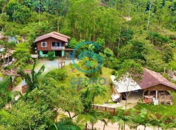 Rural · 1600m² · 5 Quartos · Chácara com Chalé em Meio a Natureza e Terreno de 1.600m² à venda em Canelinha/SC