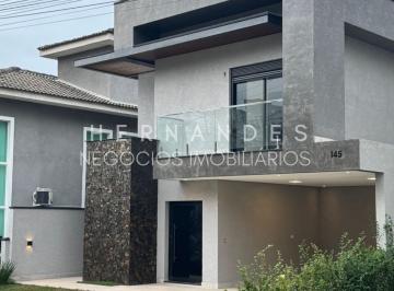 Foto 01 · Casa de luxo em condomínio, 3 suítes, 3 salas, 4 banheiros, 2 vagas, 224m² em Santana de Parnaíba-SP