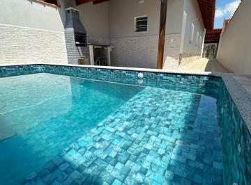 Casa de 2 quartos, Mongaguá · Casa Nova com Piscina a venda em Mongaguá SP 