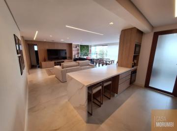Foto 01 · Imperdível apartamento à venda no Brooklin Novo, São Paulo-SP: 1 quarto, 1 sala, 3 banheiros, 110 m²