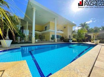 Foto 01 · MARAVILHOSA CASA MOBILIADA 04 SUÍTES COM PISCINA, ESPAÇO GOURMET E ÁREA VERDE EM BUSCA VIDA - OPORTU