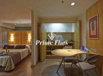 Apartamento · 35m² · 1 Quarto · 1 Vaga · Flat disponível no Slaviero Essential São Paulo Ibirapuera, com 35m², 1 dormitório e 1 vaga