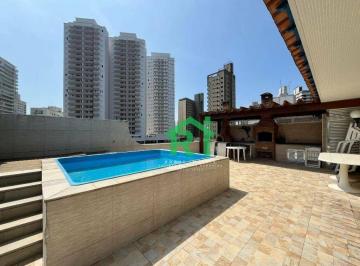 Terraço · Cobertura com 2 dormitórios à venda, 160 m² por R$ 1.100.000,00 - Jardim Astúrias - Guarujá/SP