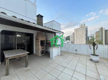 3a8bfb4178055e27d61d8d29c45d29ebd25e42b6 · Cobertura Duplex, 2 Dormitórios (1 Suíte), Lazer Privativo, Jardim Astúrias, Guarujá/SP