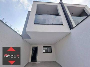 5f6e8db34e4aa0ae43f72d555d5cc97ebde25168 · Sobrado frontal novo à venda, 03 quartos sendo 01 suíte, 02 vagas, quintal, 800 metros da Requinte,