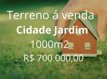 Terreno · 1000m² · Terreno à venda, bairro Cidade Jardim - Uberlândia/MG