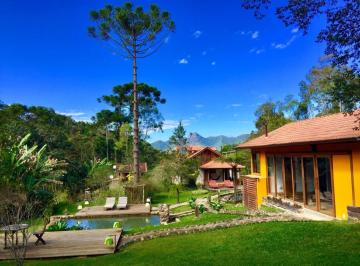 área de lazer, piscina e vista · Sitio, Mirantão, Bocaina de Minas, MG