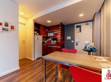 Apartamento · 54m² · 2 Quartos · 1 Vaga · Flat com ótimo preço no bairro Moema. Confira!