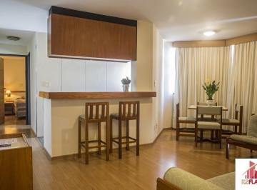 Apartamento · 54m² · 1 Quarto · 1 Vaga · Flat com ótimo preço no bairro Campo Belo. Confira!