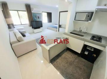 Apartamento · 30m² · 1 Quarto · 1 Vaga · Flat Mobiliado com ótimo preço no bairro Itaim Bibi. Confira!