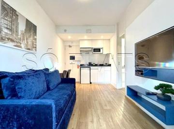 Apartamento · 31m² · 1 Quarto · 1 Vaga · Itaim Bibi, São Paulo: flat mobiliado próximo à Faria Lima e Shopping Iguatemi