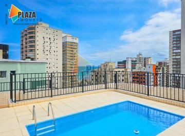 Apartamento · 208m² · 3 Quartos · 2 Vagas · Cobertura com piscina 3 dormitórios à venda, 208 m² por R$ 1.160.000 - Aviação - Praia Grande/SP