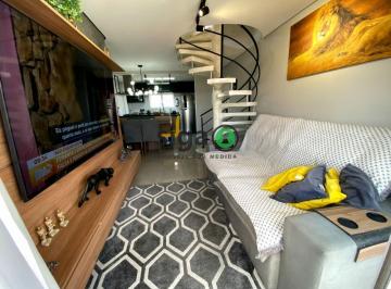 Apartamento · 140m² · 2 Quartos · 1 Vaga · Cobertura 140 m² Tatuapé  mobiliada aceita permuta ou carro