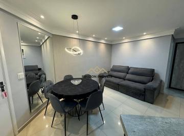 Sala de estar · APARTAMENTO A VENDA, 2 QUARTOS, 48M². R$360.000.00, CONDOMÍNIO RESIDENCIAL ORQUÍDEA, NOVA CIDADE JAR