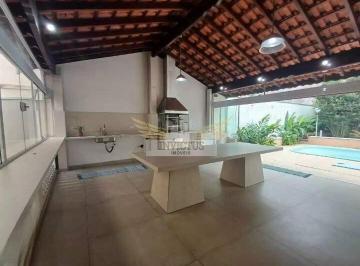 Casa · 424m² · 3 Quartos · 6 Vagas · Sobrado de Alto Padrão para Comprar, 424m² - Vila Scarpelli, Santo André/SP.