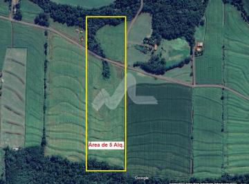 Rural · Área rural de 5,00 Alq. - Localizada no Distrito de 10 de Maio, distante 26,5 Km de Toledo -