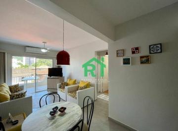Sala · Apartamento com 2 quartos (1 suíte), 1 vaga à venda no Tombo, Guarujá