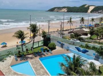 Apartamento · 37m² · 1 Quarto · 1 Vaga · Flat mobiliado beira-mar em Ponta Negra