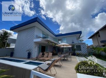 Casa · 350m² · 6 Quartos · 2 Vagas · Casa à venda em Camaçari, Guarajuba (Monte Gordo), com 6 suítes, com 350 m², Condomínio Paraíso
