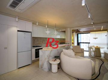 21165497e4a104d60fb60766cd3051edb8316e23 · Apartamento à venda, 83 m² por R$ 1.350.000,00 - Boqueirão - Santos/SP