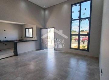 Casa · 201m² · 3 Quartos · 2 Vagas · Casa térrea com 3 suítes no condomínio Mantova - Indaiatuba/SP