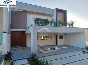 Casa · 229m² · 3 Quartos · 2 Vagas · Sobrado com 3 Suítes e Piscina no Condomínio Piemonte