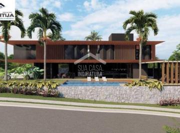 Casa · 444m² · 4 Quartos · 6 Vagas · Sobrado novo com 4 suítes e piscina aquecida no condomínio Helvétia Park
