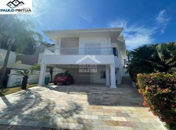 Casa · 400m² · 4 Quartos · 3 Vagas · Sobrado com 4 Suítes e Piscina no Condomínio Jardim Paradiso em Indaiatuba