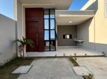 Fachada da Casa · Casa com 3 dormitórios à venda, 97 m² por R$ 440.000,00 - Mangabeira - Eusébio/CE