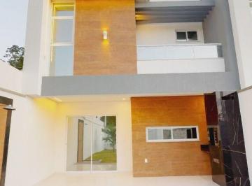 Fachada da Casa  · Casa com 3 dormitórios à venda, 111 m² por R$ 530.000 - Centro - Eusébio/CE