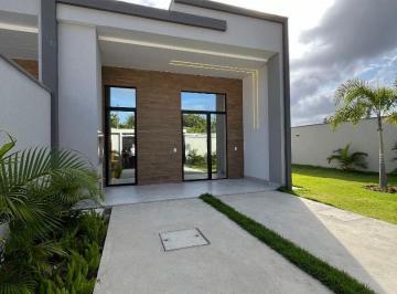 Fachada da casa · Casa com 3 dormitórios à venda, 97 m² por R$ 440.000 - Mangabeira - Eusébio/Ceará