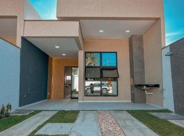 Fachada da Casa · Casa com 3 dormitórios à venda, 112 m² por R$ 450.000,00 - Cararu - Eusébio/CE