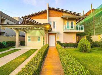 Fachada · Casa de Frente para o Lago Alphaville Eusébio com 5 dormitórios à venda, 400 m² por R$ 3.300.000 - P