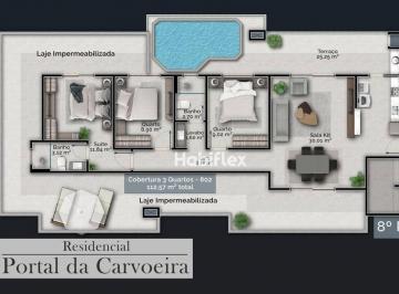 3e3d99dce555eca0cd4511b977f16b9153fd64ca · Cobertura com 3 dormitórios à venda - Carvoeira - Florianópolis/SC